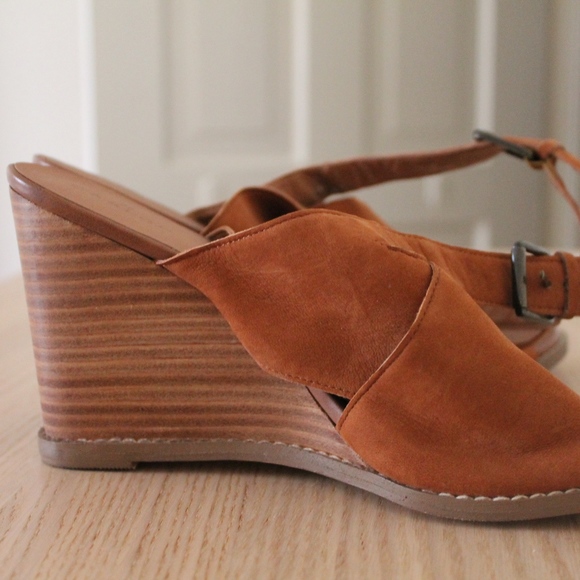 Nordstrom "Caslon" Suede Wedges - Picture 2 of 7